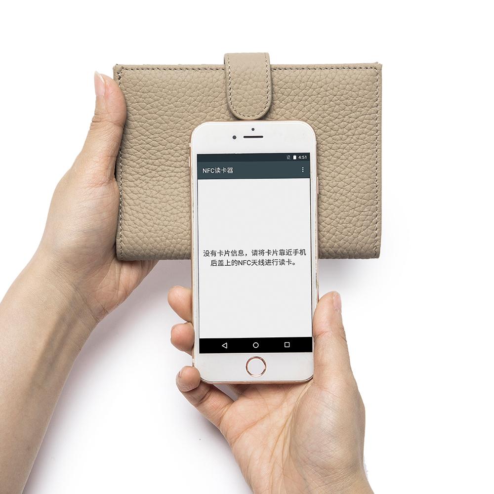 Натуральная коровья кожа Держатель для паспорта Дорожный кошелек с карманом на молнии Отделение для карт Блокировка RFID Двухслойный кошелек для мужчин и женщин