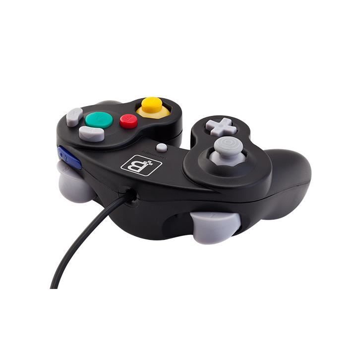 Геймпад - Game Cube - Проводной - Черный - Совместим с Wii - Встроенная вибрация