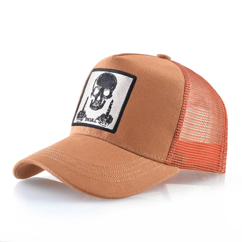 Мужская бейсболка с нашивкой в ​​виде черепа Snapback в стиле хип-хоп, женская кепка-дальнобойщик, четырехсезонная уличная дышащая кепка с козырьком, костяная кепка