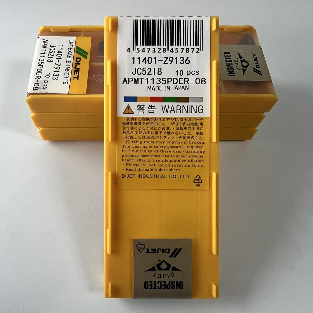 APMT1135PDER-08 JC5218 / Industrial Indexable Carbide Inserts 10 Pcs