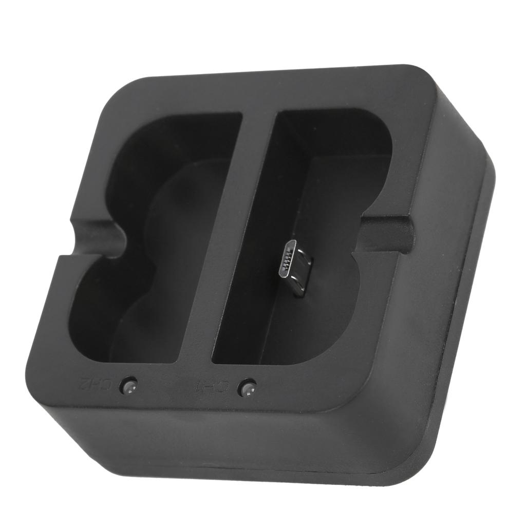 Двойное зарядное устройство для видеодомофона Пластиковое зарядное устройство для аккумуляторов дверного звонка с 2 портами зарядки