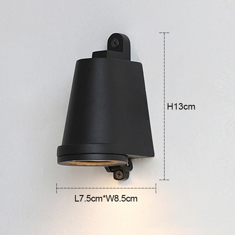 Светодиодный уличный настенный светильник, водонепроницаемый садовый светильник, алюминиевый ретро настенный светильник для балкона, лестницы, прихожей, двери