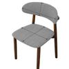 Thick Material Dining Chair Slipcover Jacquard Fabric Dining Seat Protector  Restaurant Use