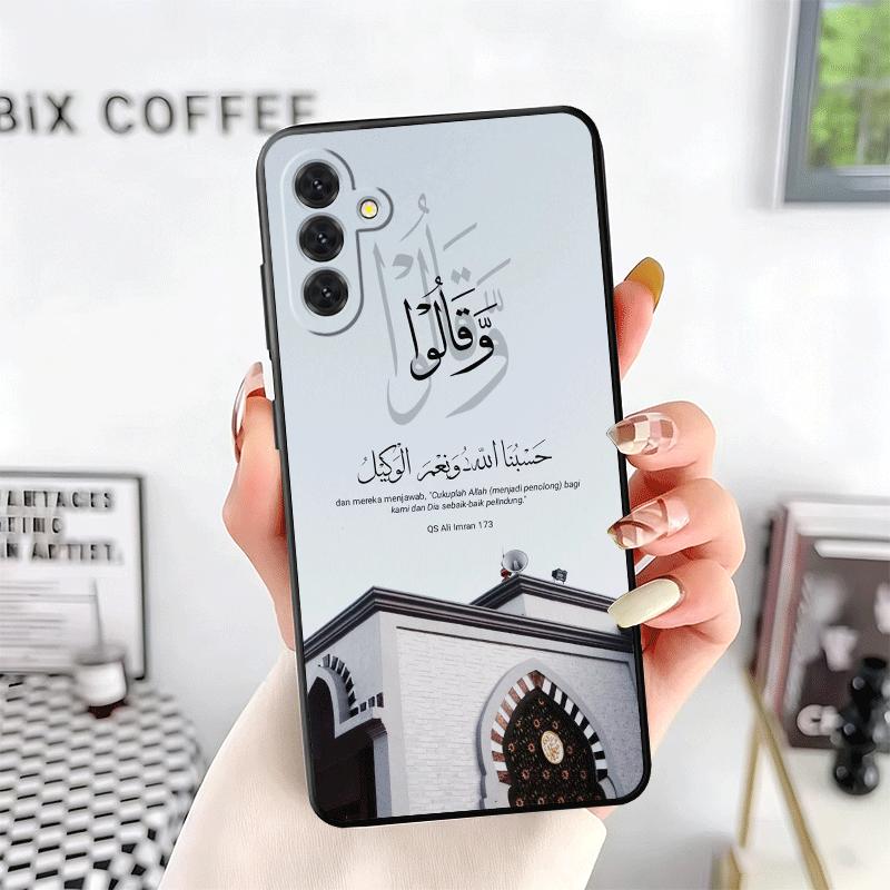 Ислам Коран Арабское Искусство Мягкий Чехол для Телефона для Samsung A17 A37 A57 A16 A26 A36 A56 A15 A25 A35 A55 A14 A24 A34 A54 A13 A23 A33 A