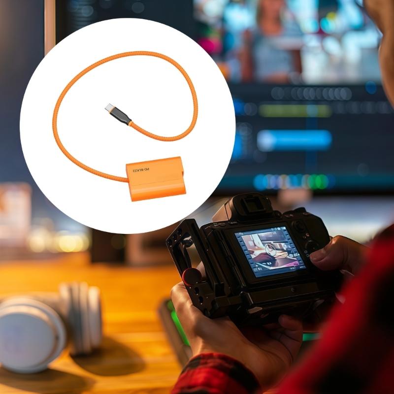Разъем USB C к Dummy-аккумулятору DMW BLK22 Блок питания для камеры S5II GH5II GH6 С кабелем 60 см