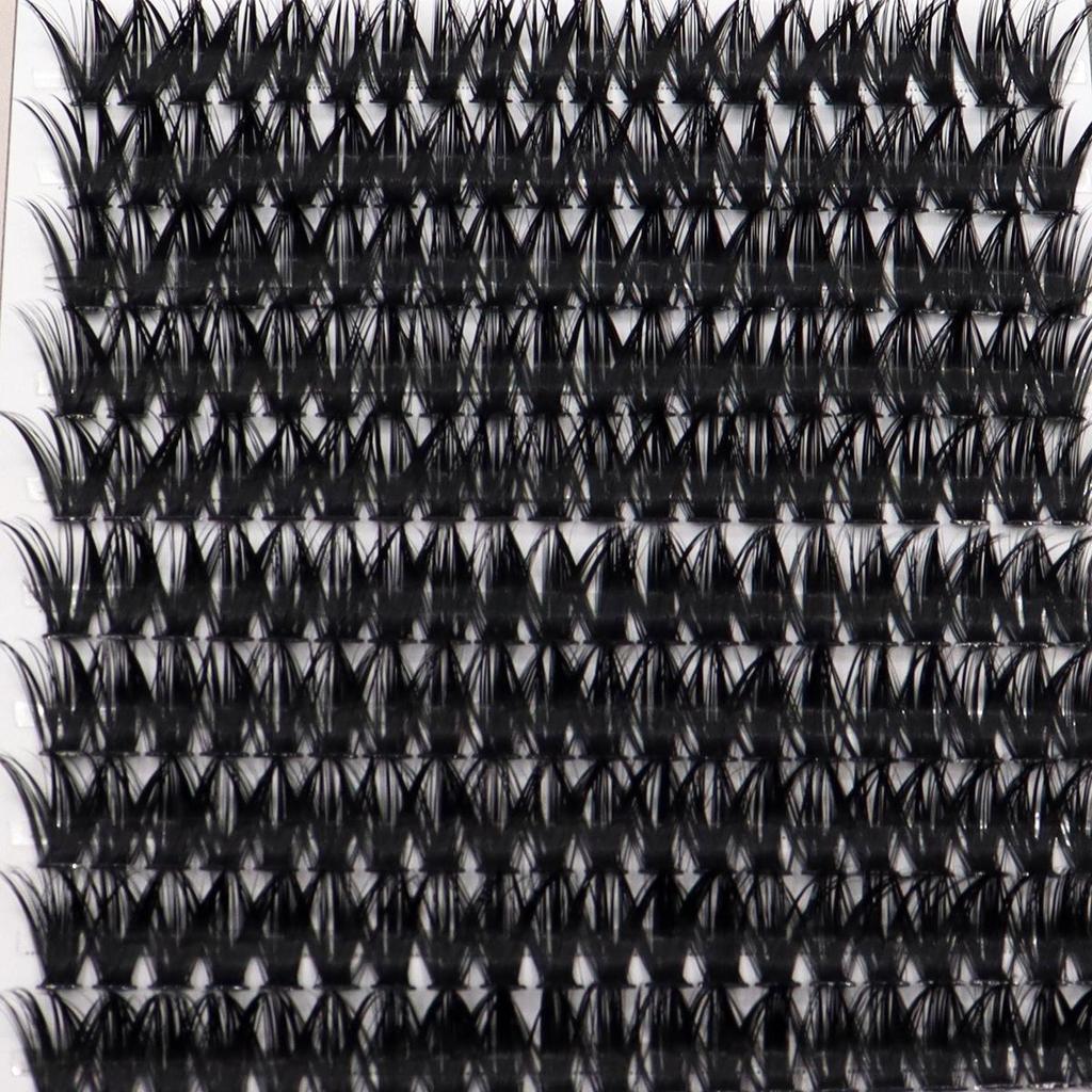 200 шт сегментированных ресниц для прививки накладных ресниц