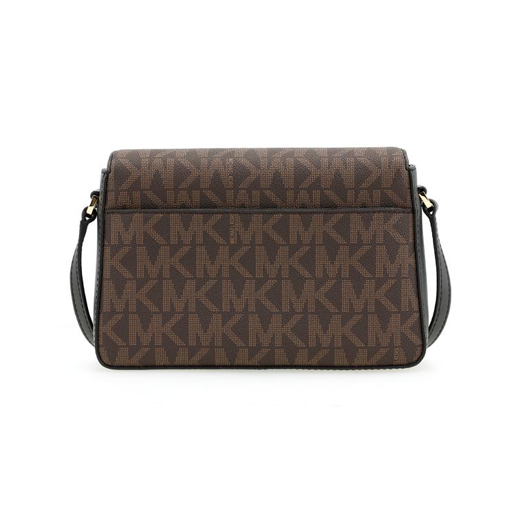 New MICHAEL KORS Jessie Cow Leather Crossbody Bag Shoulder Bag Women's Brown/Black 38T1CI6C1B-292