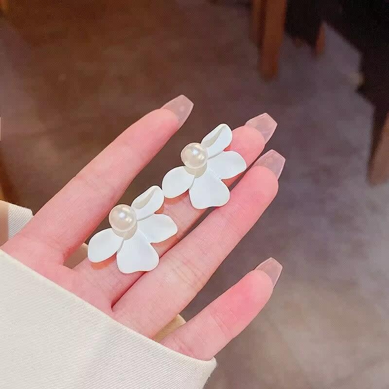 Модные серьги, искусственные жемчужные серьги-гвоздики, разнообразные модели сережек-гвоздиков для женщин, блестящие, хрустальные, элегантные, свадебные