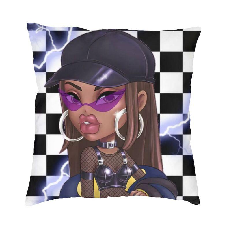 Персонализированный чехол для подушки Bratz Rock Angelz 45x45 см, Декор для дома, аниме, манга, ТВ, скандинавский чехол для подушки, мягкая наволочка