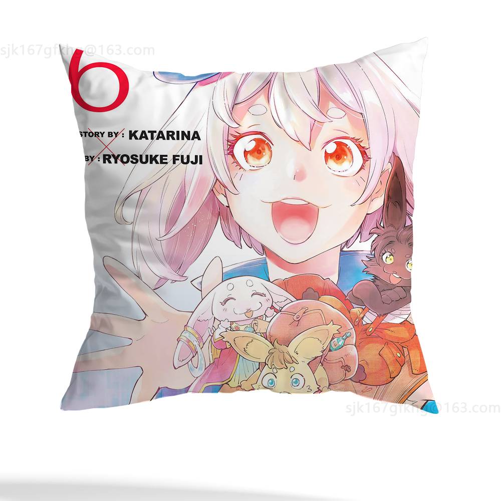Наволочка для подушки из аниме Shangri-La Frontier, противопылевая, с невидимой молнией, из шелковистого короткого плюша, чехол для диванной подушки