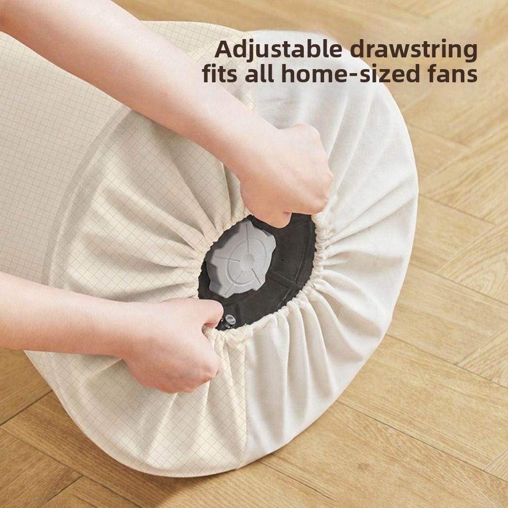 Dustproof Fan Dust Cover Round Shape Floor Fan Cover Standing Electric Fan Cover Home Use
