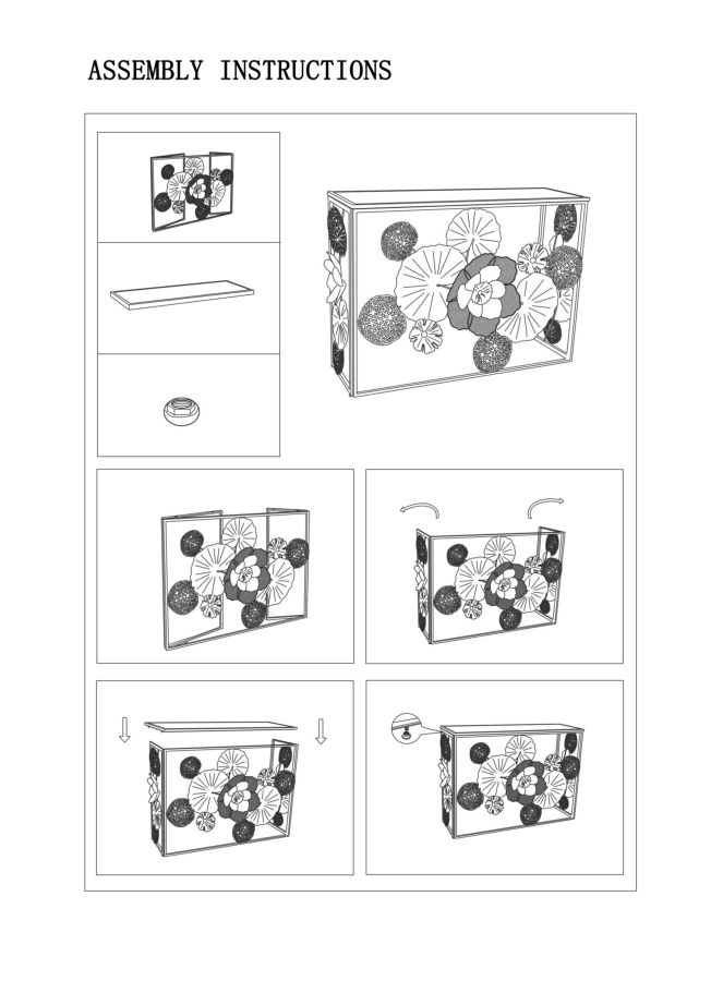 Console Glam Redy Cm 114X41,5X80