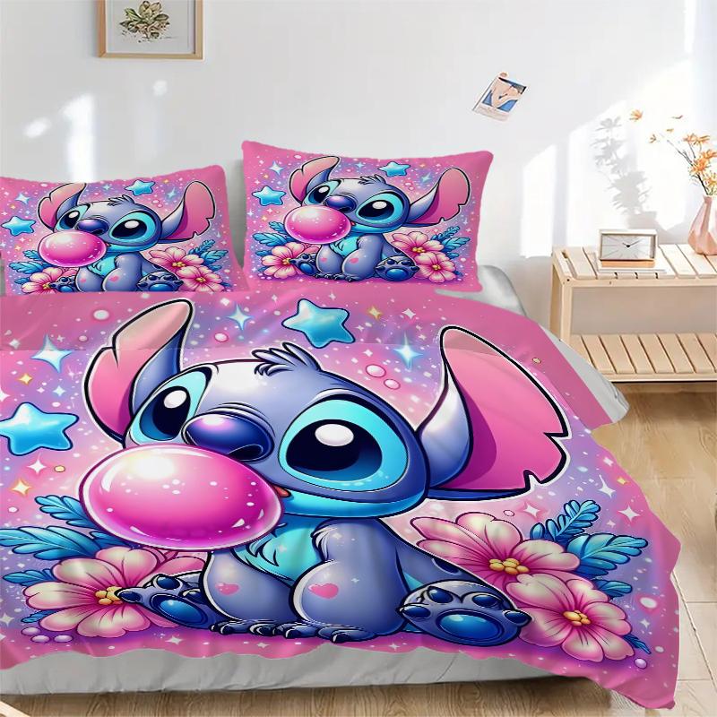 3Pcs Stitch Bubble Fantasy Bedding Sets For All Sizes New 3D Printed Bed Cover Comforter Duvet Cover Pillowcase Bedroom Decoration