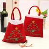 Креативный забавный красный мешок для конфет Merry Christmas, мешочек, мини-сумочка, рождественское украшение для домашней вечеринки, Новый год, подарок для детей