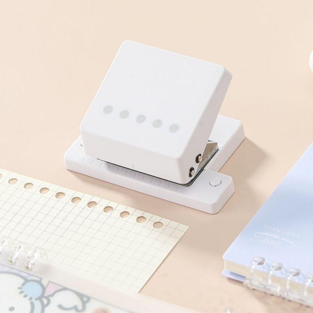 DIY 5 Hole Punching Machine Anti Slip Paper Punch Portable 5 Hole Puncher Scrapbooks
