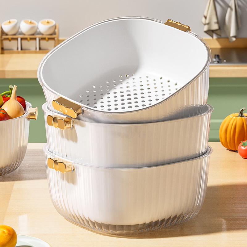 Multi-functional Double-Layer Drain Basket