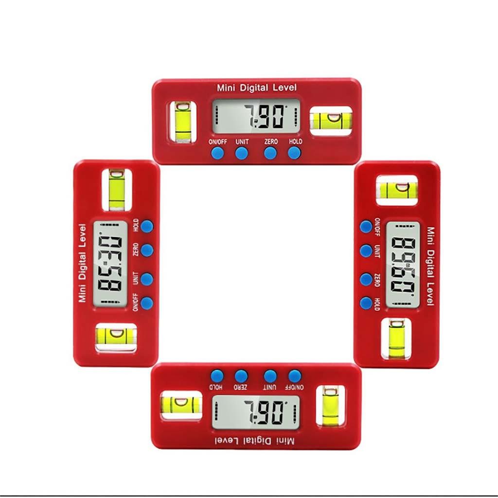 Электронный уровень, цифровой угломер, транспортир, 3 мл