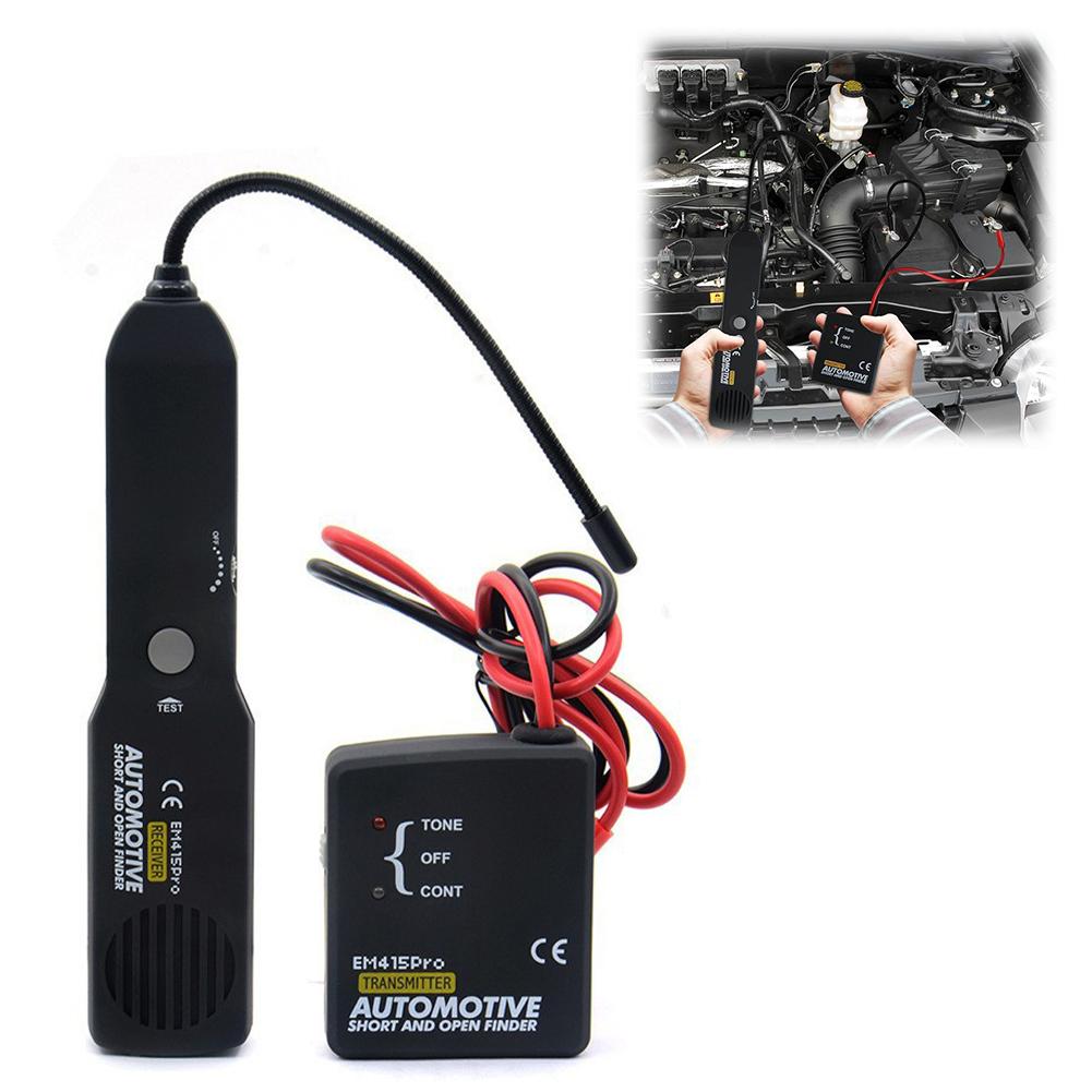 EM415 Automotive Wire Breakage Electronic Detection Tool 6-42V DC Scanner Car Short Circuit Wire Repair