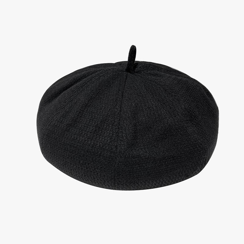 Британский Ретро Берет Женский Весенне-Осенний Вязаный Литературный Шляпа Художника Корейская Версия Универсальная Теплая Шапка