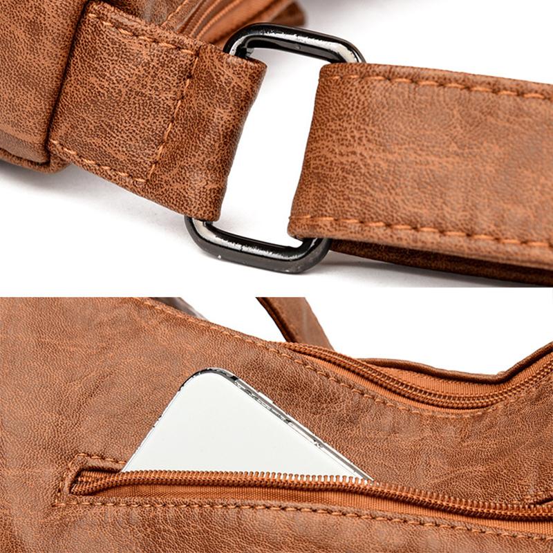 Повседневная сумка-тоут в стиле ретро, ​​женская роскошная дизайнерская сумка на плечо для женщин, новинка 2023 года, женская винтажная сумка через плечо из искусственной кожи