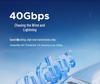 Orico USB4 M.2 NVMe Внешний корпус для SSD с совместимостью Thunderbolt 4/3 и охлаждением вентилятором