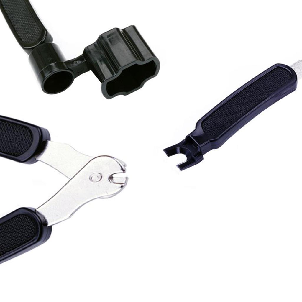 Набор для ремонта гитары Набор для ухода за гитарой Набор инструментов для обслуживания Аксессуары для гитары Запчасти для гитары Инструмент для смены струн Тон