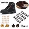 20pcs/set Boot Hooks Lace Fittings With Rivets Camp Hiking Climb Repair Buckles