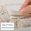 50 Sheets Disposable Manicure Tinting Glue Paper Tearable Drawing Book Transparent Polish Color Mixing Tray Nail Art Tool