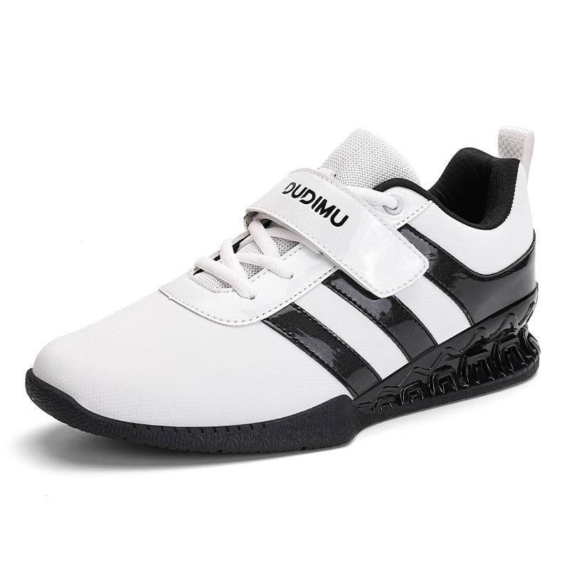 Unisex Weightlifting Shoes Squat Deadlift Powerlifting Gym Training TPU Sole Synthetic Upper