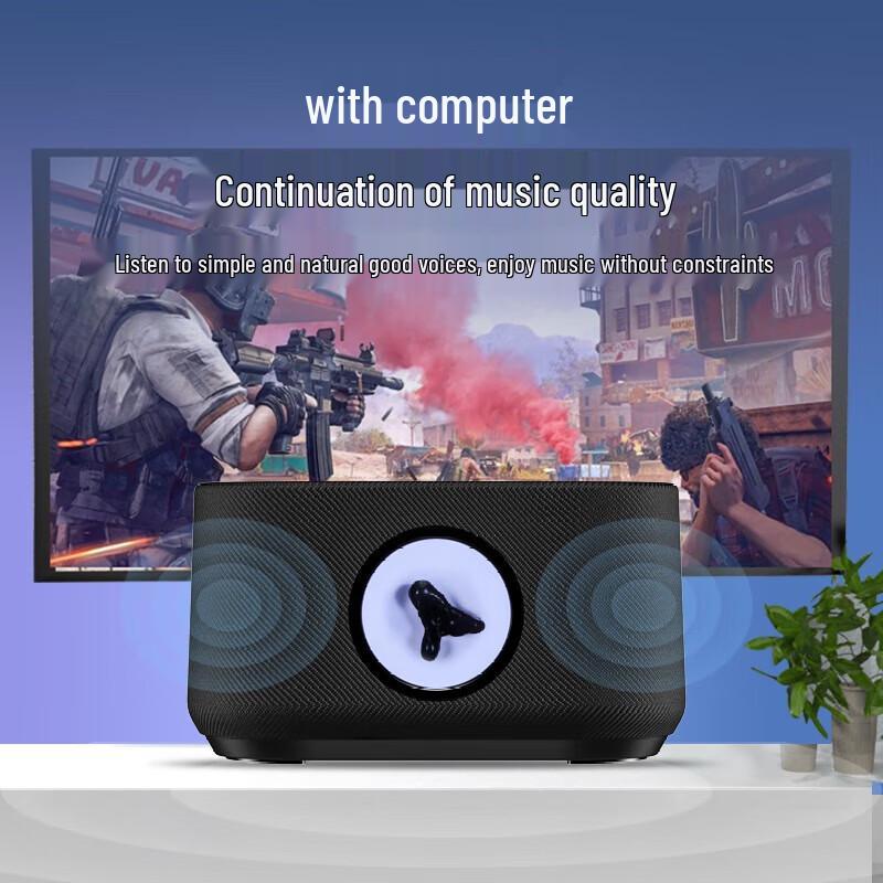 Портативная Bluetooth-колонка Aigo T180 с беспроводной зарядкой, штекер CN (адаптер в комплекте) (Китайская версия)