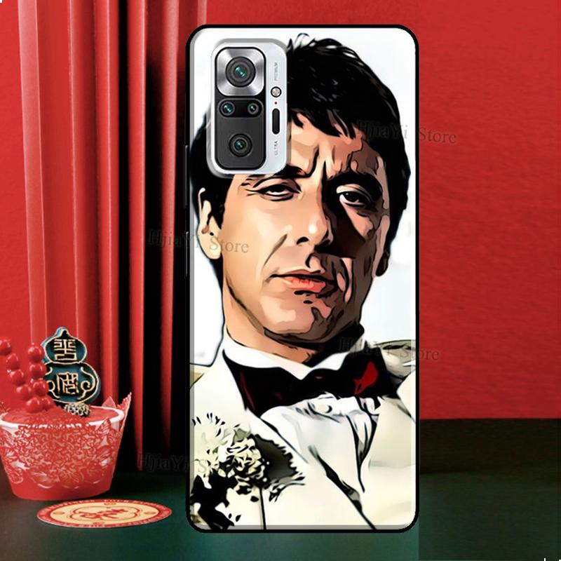 Tony Montana Scarface Al Pacino Case For Xiaomi Redmi Note 12 Pro 11 9 8 10 Pro 9S 10S 11S 12S Redmi 12C 9C 10A 10C Cover