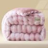 2025 Thickened Milk Velvet Winter Comforter - Warm Coral Fleece Quilt for Double Bed