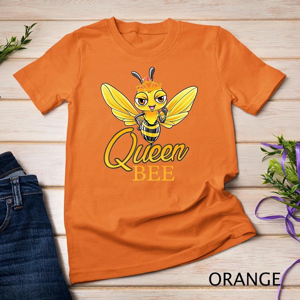 Queen Bee Crown Honey Bee Hive Gift T-Shirt Unisex T-shirt 8