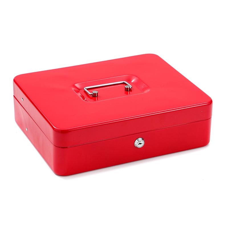 1шт металлический многосекционный денежный секретный портативный с ключом монетница органайзер для денег сейф