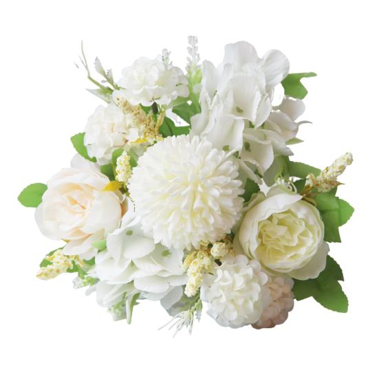 Искусственные цветы Букет искусственных пионов Смешанные цветы из искусственного шелка Букет искусственных цветов