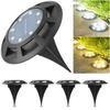 Waterproof Solar Ground Lights for Outdoor Landscape Decor - Ideal for Villas, Courtyards, Gardens, and Lawns.