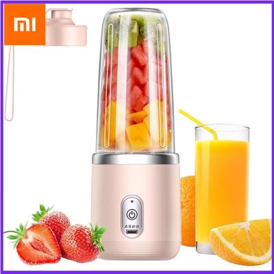Xiaomi 400 мл Портативный электрический соковыжималка блендер USB-зарядка Чашка для выжимания сока из фруктов для лимона апельсина Смузи-машина Домашний кухонный инструмент