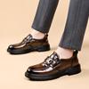 Fashion Fashion Casual New Designer Platform Dress Shoes for Men Spring Autumn Cow Leather Luxury Shoes Male