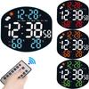 Multi-functional Large Display Digital Clock Wall-mounted Electronic Clock Living Room
