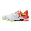 Кроссовки для бадминтона Li Ning Cloud Thunder из искусственной кожи, амортизирующие, нескользящие, износостойкие, дышащие, с низким верхом, унисекс, белые, красные, AYAS028-4