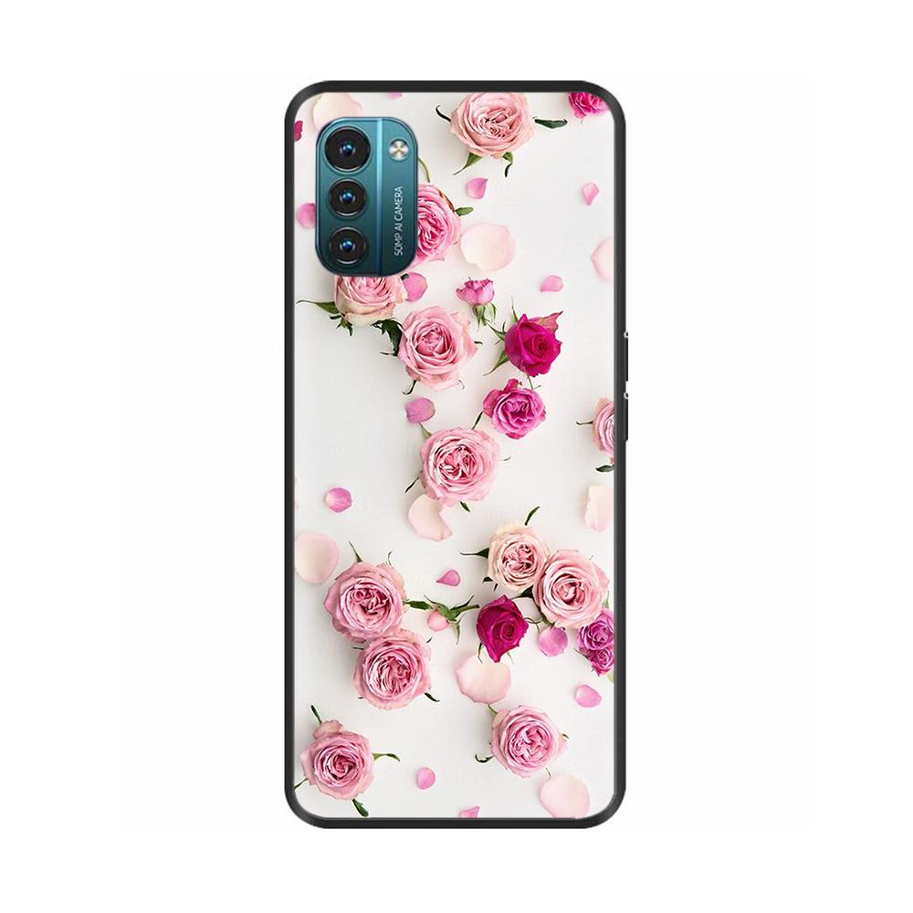 For Nokia G60 5G Case Painted Black TPU Silicone Soft Phone Cover for Nokia G60 Back Cases Bumper Shockproof Shell Cover Carcasa