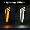 LED DRL For Toyota Sienna  Daytime Running Lights Start-Up Animation Front Bumper Driving Lamps White Yellow Car Accessories