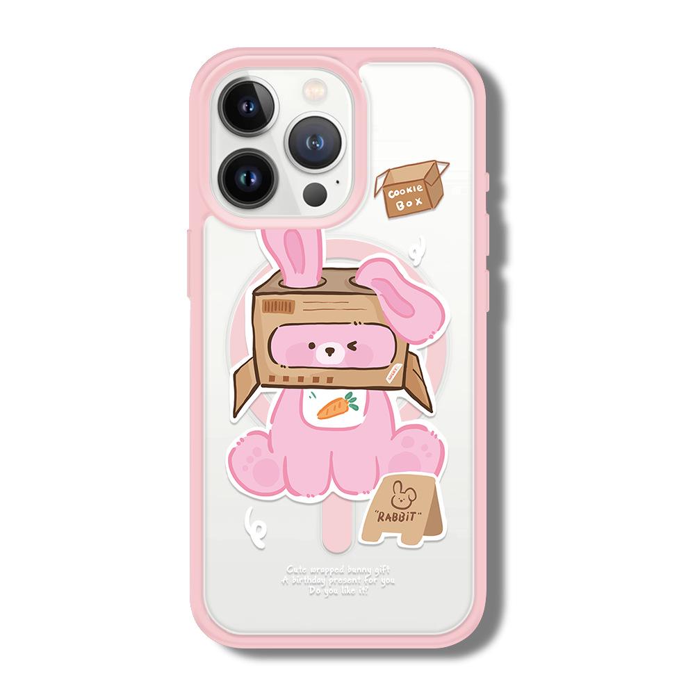 Матовый магнитный чехол Zhitai для iPhone 15 Pro, 14 Pro Max и 12; Совместимо с магнитными креплениями, женская версия.
