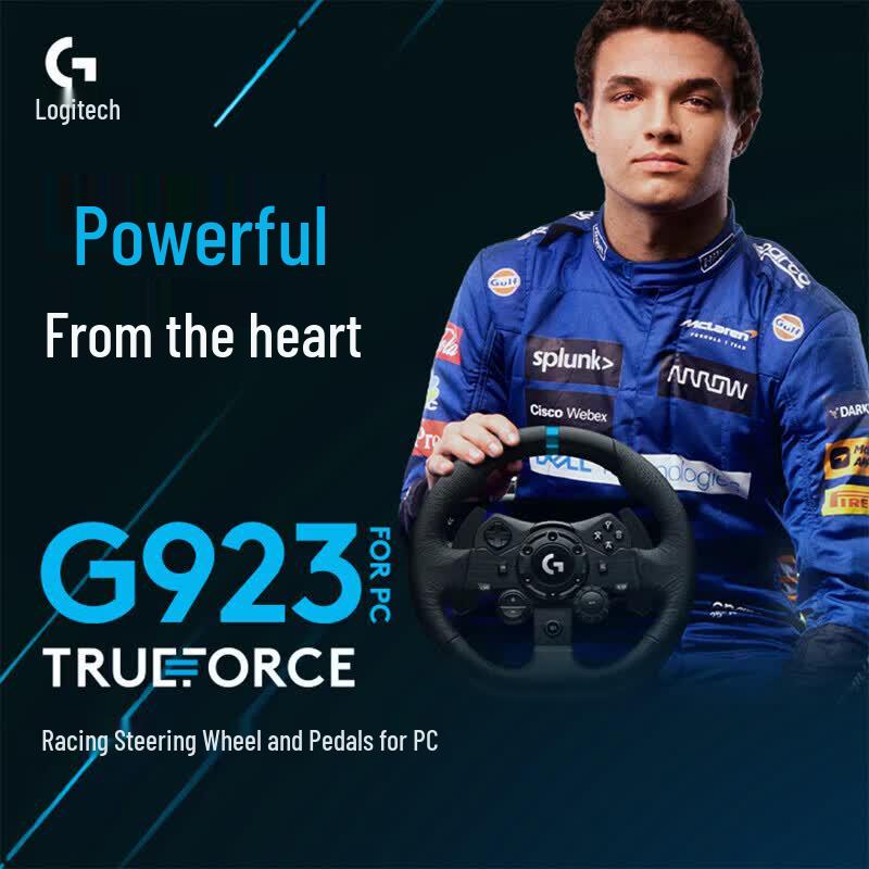 Logitech Игровой руль и педали G923 для ПК