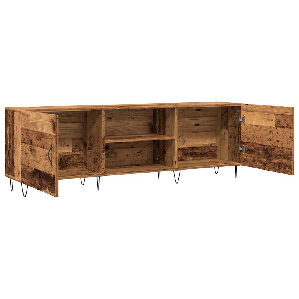Vidaxl Szafka Tv, Stare Drewno, 150X30X50 Cm, Materiał Drewnopochodny