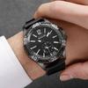 1pcs/set New Men's Watches Business Fashion Digital Large Dial Leisure Trend Quartz Watch (Box Not Included)