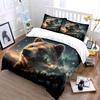 Mystical Bear Forest Design Bedding Duvet Cover Set  (1*Duvet Cover 2*Pillowcases, without duvet insert)