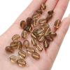 30pcs Hand Paint Acrylic Coffee Bean Loose Spacer Beads for Necklace Bracelet Earring DIY Jewelry Making