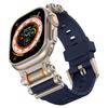 Спортивный ремешок из резины для Apple Watch Ultra 3 49 мм Серии 11 10 46 мм Силиконовый металлический браслет для iWatch 9 8 7 6 SE 44 мм 45 мм Ремешок