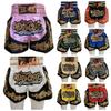 Muay Thai Thai Kick Boxing Shorts Fight Boxer MMA Training Martial Art Satin 8